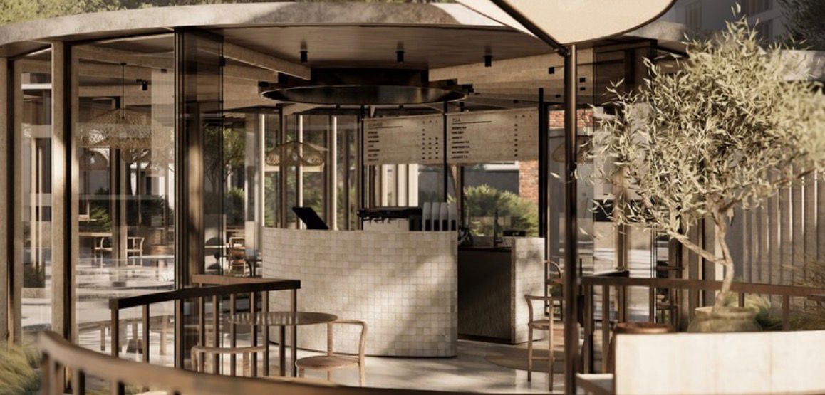 Thula project coffee shop area